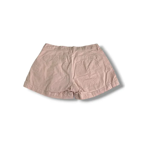 Old Navy Womens Pink Stretch Cotton Chino Shorts Size 0 Mid Rise Preppy‎ Summer - Image 3