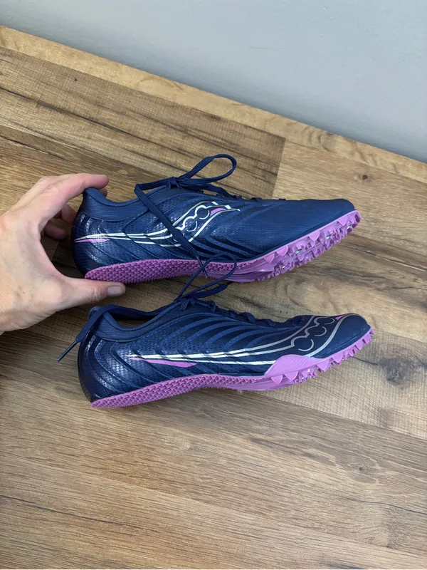 Saucony Spitfire 5 Running Track Spike Performance Shoes Indigo Women’s - Image 7