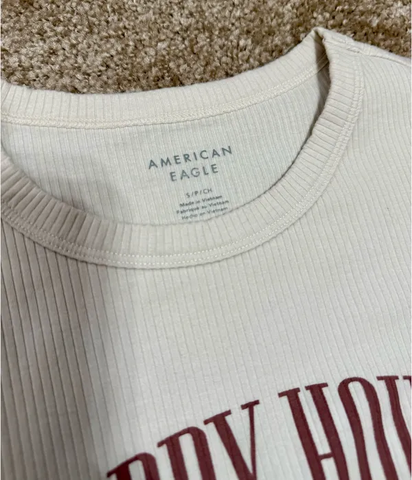 American Eagle Graphic Baby Tee - Image 3