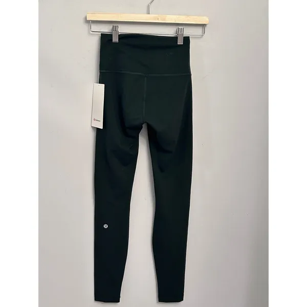 Lululemon Wunder Train tights Rainforest Green size 4 28” NWT authentic - Image 3