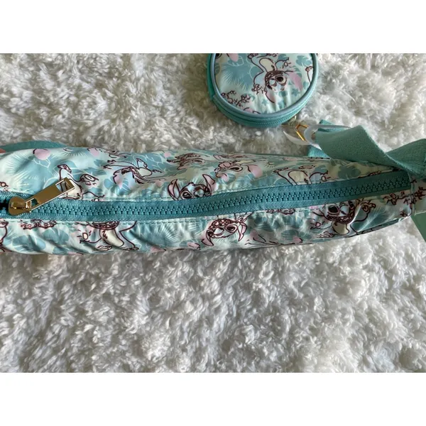 Bioworld Lilo & Stitch Tropical Stitch Purse + Detachable Coin Pouch NEW Disney - Image 4