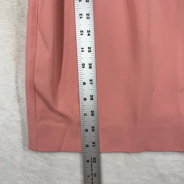 Reiss Womens USA‎ 0 Dusty Pink Pleated V-Neck Sleeveless Sheath Cocktail Dress - Image 4