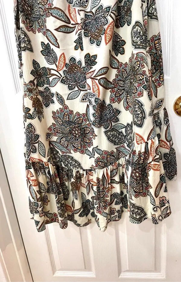 RusttyDustty Floral Print Midi Dress - Image 6