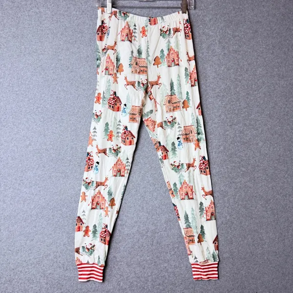 Pottery Barn Kids Holiday Gingerbread Organic Cotton Pajama Set Adult S and L - Image 7