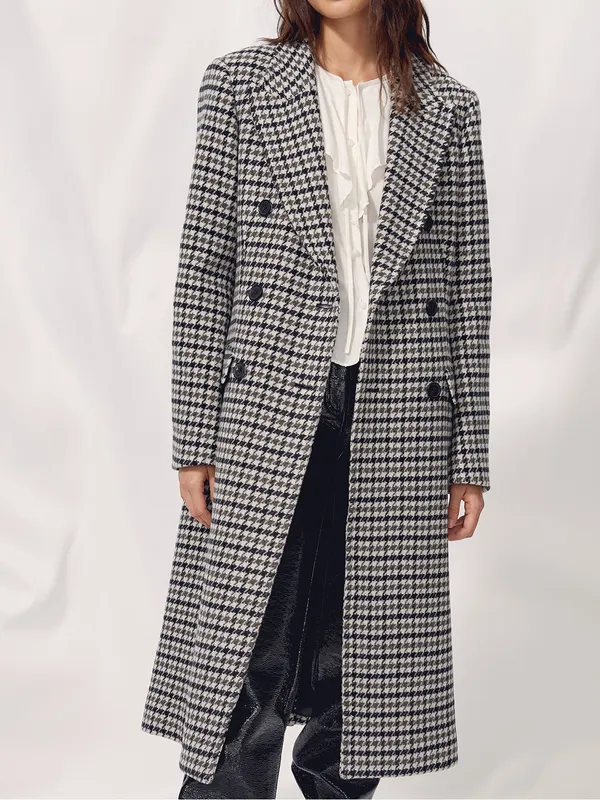 ARITZIA WILFRED KERR WOOL COAT Houndstooth - Image 2