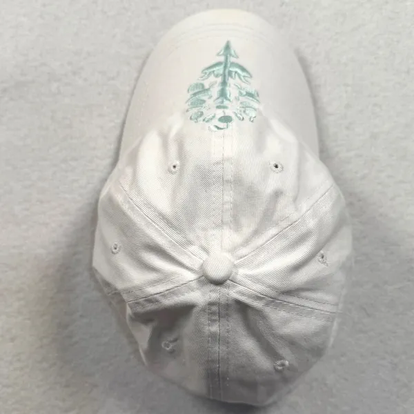 FP Movement Big Buti Baseball Cap Womens White Embroidered Floral Hat NWOT - Image 6