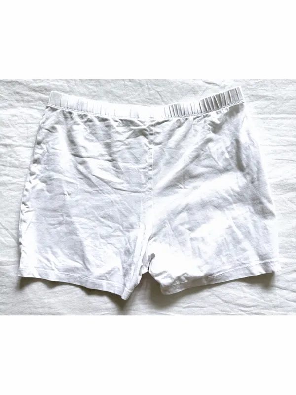 EttelLut 3” Cotton Shorts White - Image 6