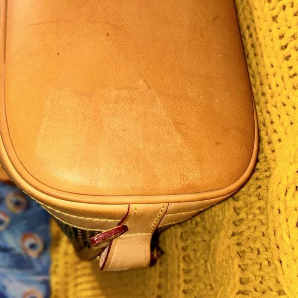 Dooney & Bourke Vintage Leather Satchel Handbag - Image 10