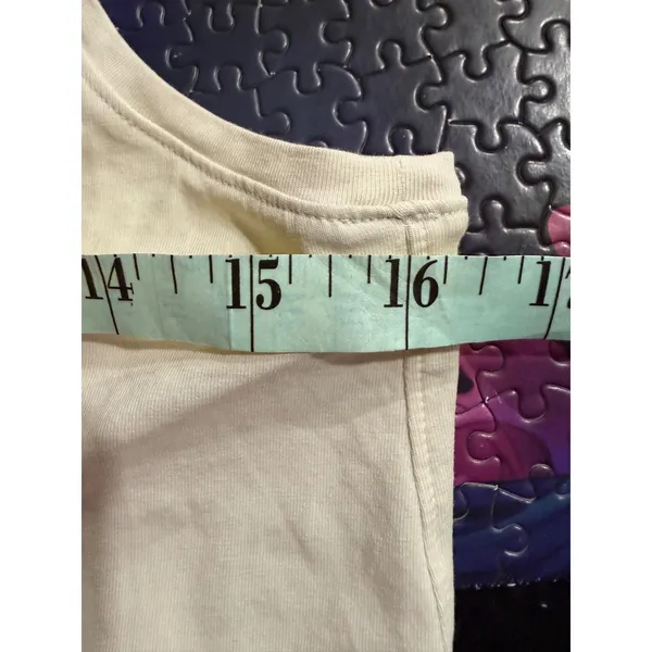 Lululemon White Racerback Tank Top‎ Athletic Workout Casual Women's Size 6 - Image 5