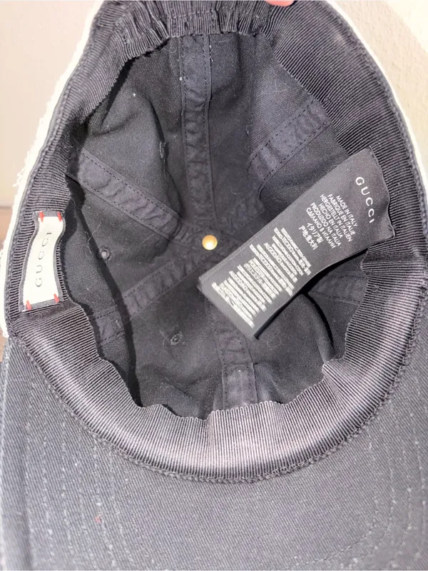 Gucci Gabardine Headband Baseball Cap - Image 4