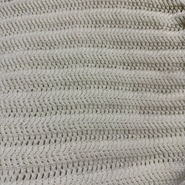 Rachel Zoe Collared Cream Pointelle Knit Pullover Polo Sweater Size Large EUC - Image 6