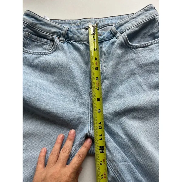 American Eagle Sz 10 Strigid Mom Jeans high rise denim Pants - Image 8