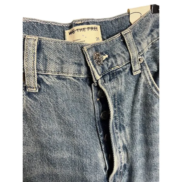 NWT Free‎ People We The Free Cora Long Rise Slouchy Jeans Size 26 Baggy - Image 7
