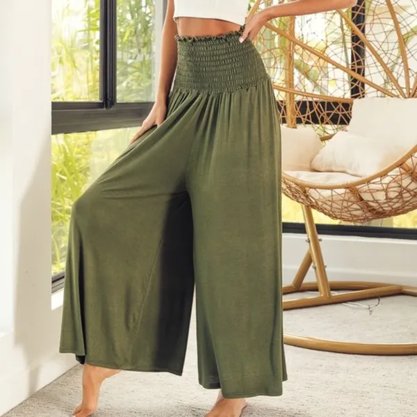 BiBi XL Rust Wide Leg Pants Brown - Image 5