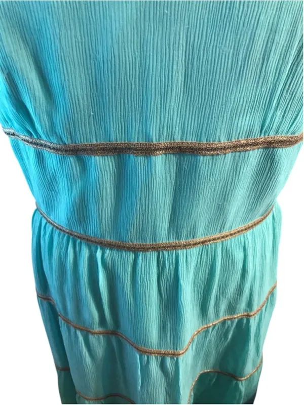 Antonio Melani SILK Sea-foam Dress Size 14 - Image 3
