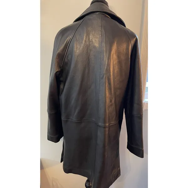 Leather Limited Black Button Buttersoft Leather Jacket Mob Wife Women’s Medium - Image 2