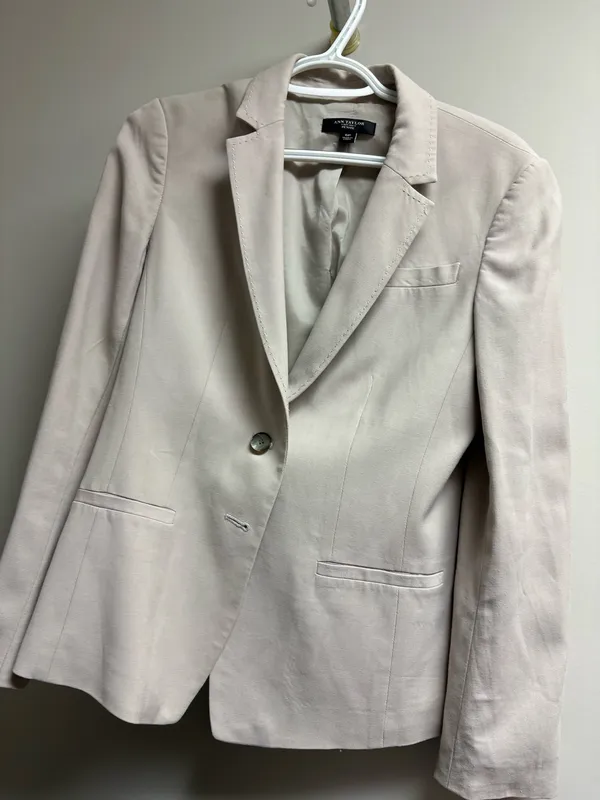 Ann Taylor Beige Blazer Vintage - Image 3