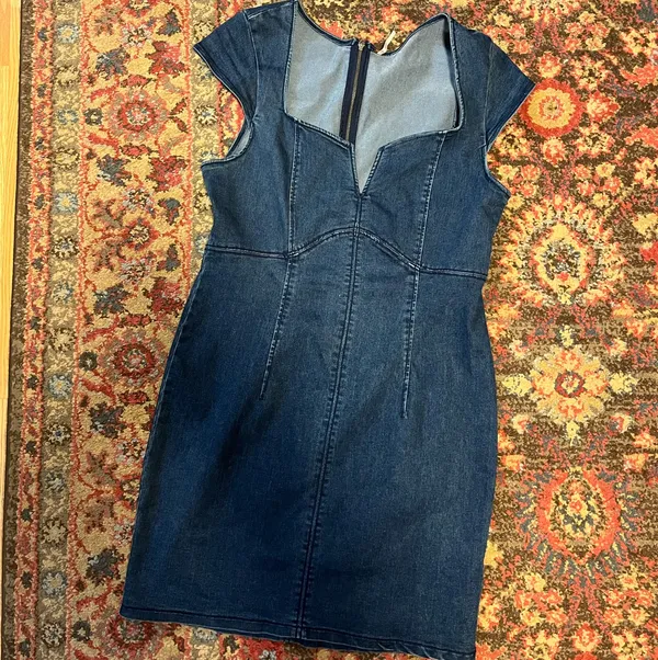Final price ✨✨NWOT Free people Gia denim dress - Image 3