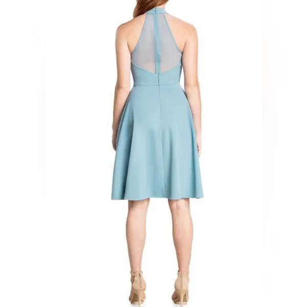 Dress The Population Paulina Fit and Flare Dress in Sea Breeze. Size XS. NWOT - Image 3