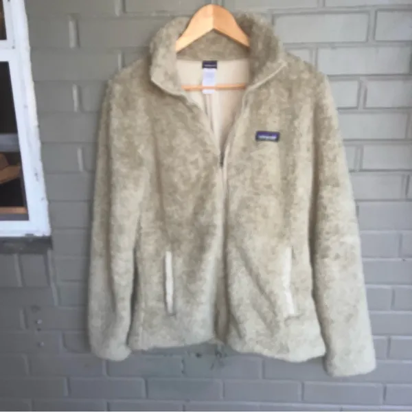 Patagonia Los Gatos Fleece Zip Jacket - Large. Teddy Bear Fleece - Image 7