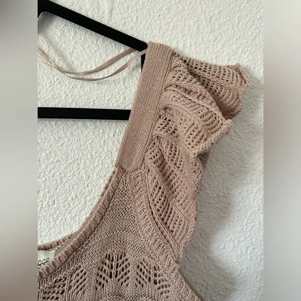Freshman 1996 crochet midi dress sz small - Image 5
