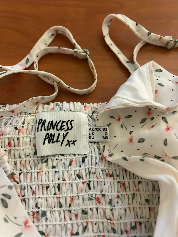 Princess Polly Runched Floral Top - Image 3