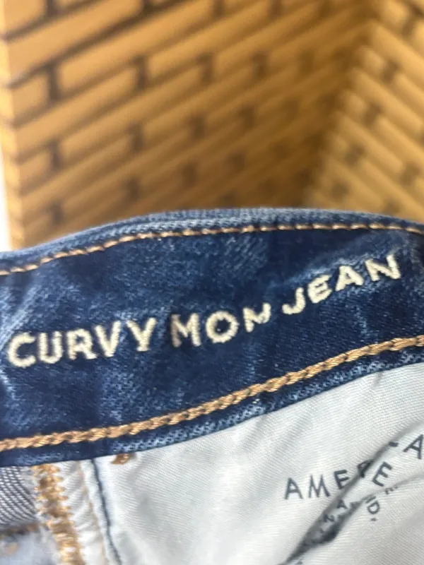 American Eagle Curvy Mom Jeans Size 6 - Image 6