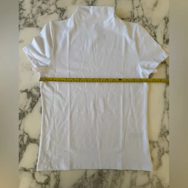 NWOT Madewell Short-Sleeve Mockneck Tee M - Image 3