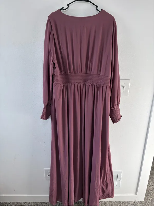 Baltic Born NWT Olivia Maxi Dress in Vintage Plum- Size 3X - Image 4