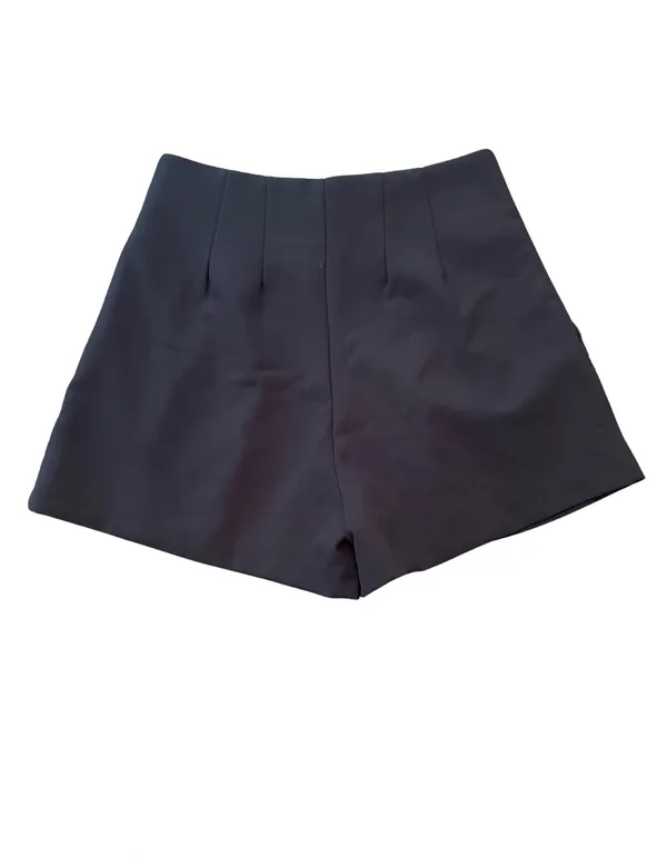 DO+BE Ultra Hi-Rise Black Pleated Shorts Size Small NWT - Image 8