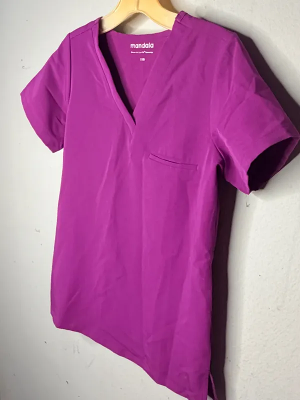 Mandala Scrub Shirt Size XXS - Image 3