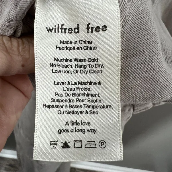 Wilfred Free Jumpsuit Women XS Tan Great Utility Drawstring Overalls Aritzia - Image 8