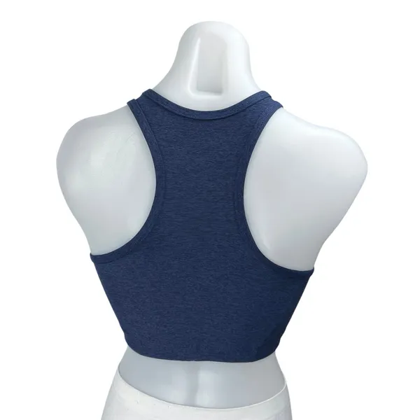 Outdoor Voices Blue Sleeveless Knit Racerback Cami Camisole Crop Tank Top Size S - Image 2
