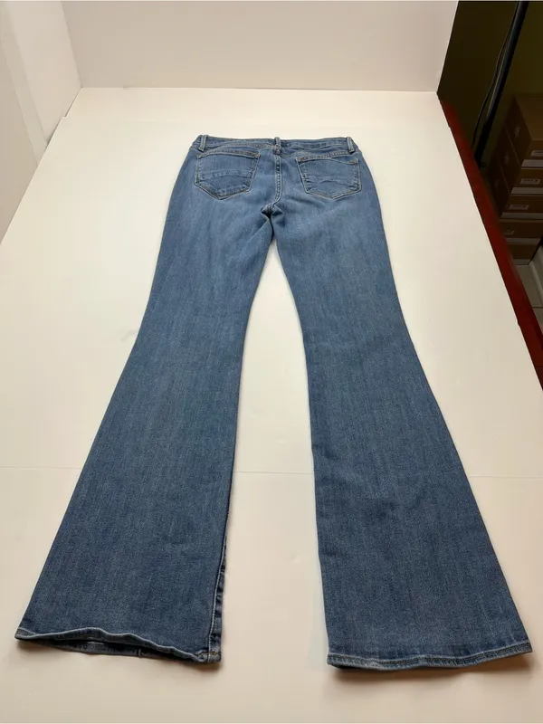 Driftwood Rosie Womens Blue Flare Denim Jeans Size‎ 27 Boho Bohemian Pockets - Image 11