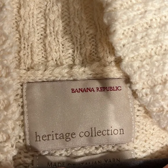 Banana republic‎ Italian yarn xs heritage collection sweater - Image 4