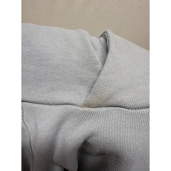 Everlane‎ Organic Cotton Hoodie Women Oversized Sz S Gray Sweatshirt - Image 4