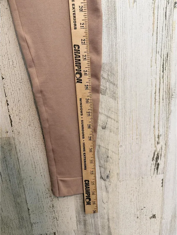 Set Active Women's Medium Nude High Waist Leggings (FLAW) - Image 4