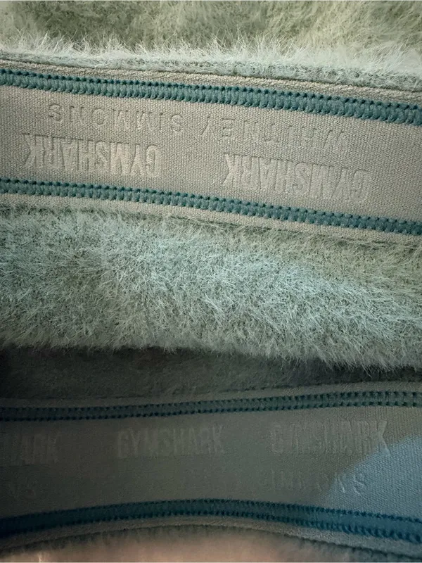 GymShark Whitney Simmons Eyelash Knit Bandeau Tank - Leaf Green - Image 7