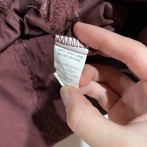 Brandy Melville Maroon Lightweight Jacket - Image 4