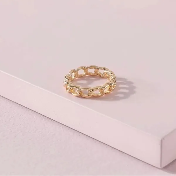 3/$30 💛 Chain Ring Gold - Image 4