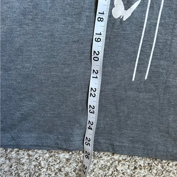 NWOT Grey Butterfly Flower Wish Comfy Casual Short-Sleeve T-Shirt Tee XL - Image 4