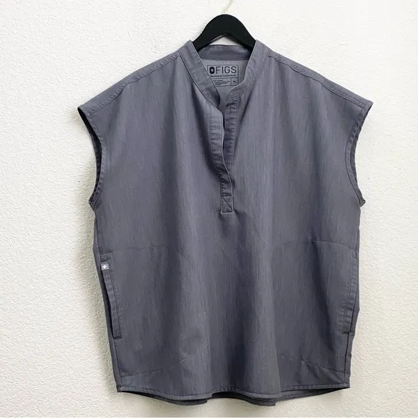 FIGS WXXSW1003 Graphite “Rafaela” Oversized Scrub Top Size XL - Image 2