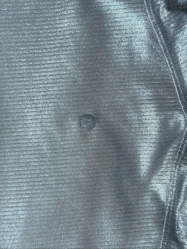 lululemon athletica Metallic Black High-Rise Ribbed Leggings - Image 5