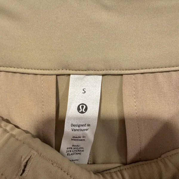 Tan lululemon wide leg‎ pull on dress pants - Image 2