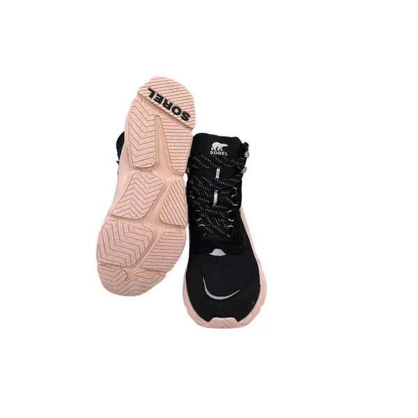 Sorel Kinetic RNEGD Conquest Waterproof Outdoor Everyday Black Pink Boots Size 7 - Image 3