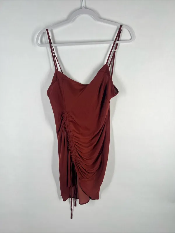 Free People Be My Mini Slip Dress Rust‎ Size M - Image 2