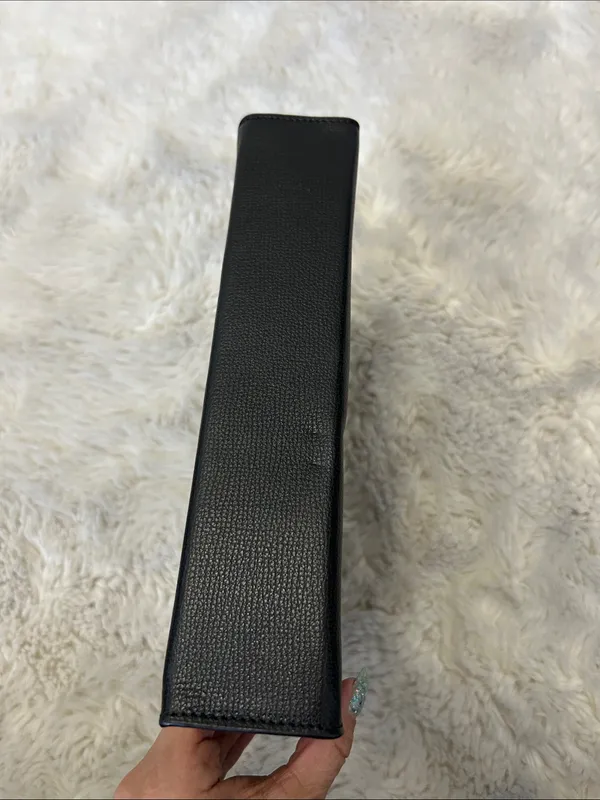 Henri Bendel Black Saffiano Leather Clutch - Image 6