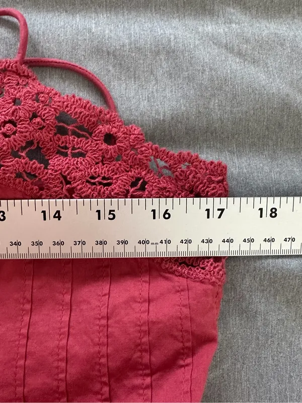 Universal Threads Target Women’s Pink Lace Cami Midi A-Line Dress Size Medium - Image 7