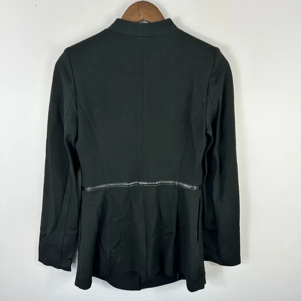 Laundry Shelli Segal Blazer Womens 4 Black‎ Tailored Quiet Luxury Office Chic - Image 2