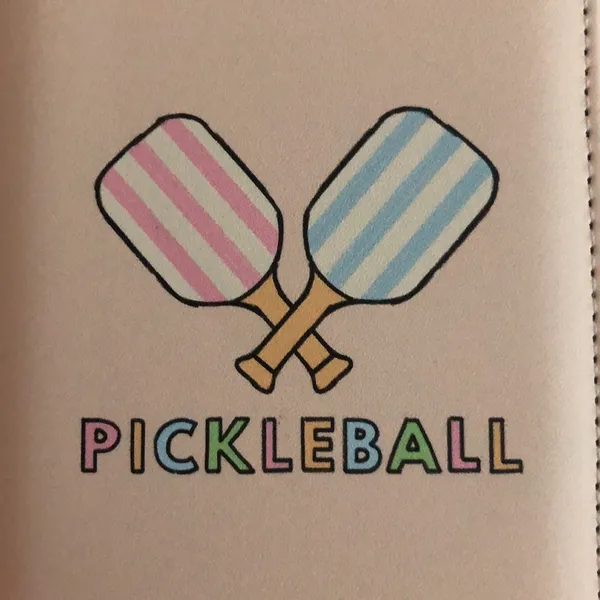 Pickleball nwt Passport Case - Cream by Frasier Sterling - Image 2
